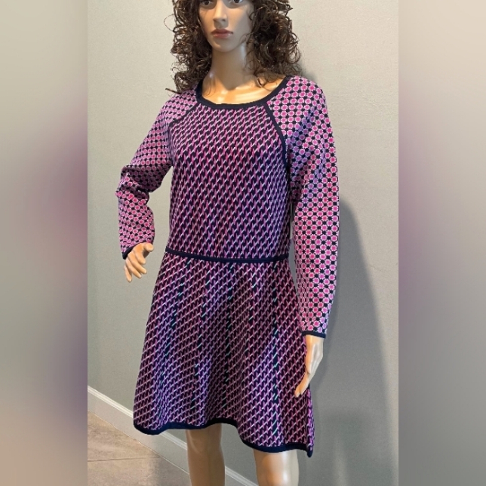 Juicy Couture Black Label Pink Belarus Sweater Dress Size L NWT